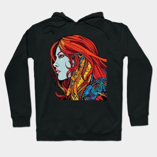 Red Sonja Profile Graffiti Streetwear Hoodie